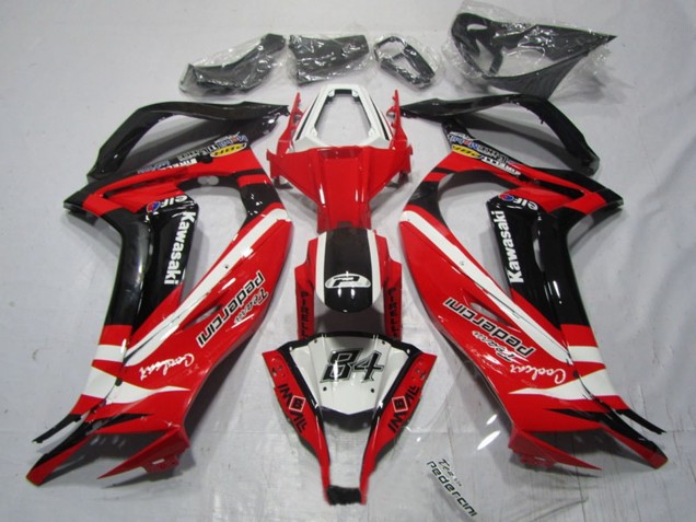 Discount 2011-2015 White Red Black Pedercini Kawasaki ZX10R Motorcycle Fairings Canada