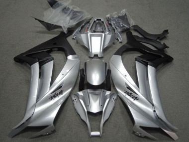 Discount 2011-2015 Silver Matte Black Kawasaki ZX10R Motorcycle Fairings Canada