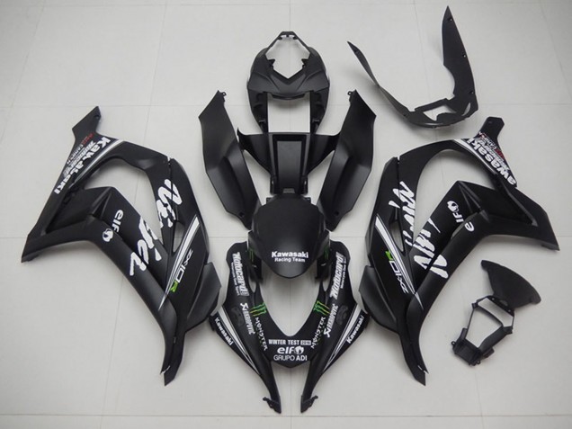 Discount 2016-2020 Matte Black Green White Monster Reacing Team Motocard Kawasaki ZX10R Motorcycle Fairings Canada