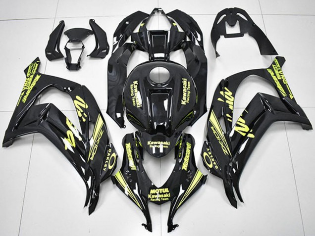 Discount 2016-2020 Glossy Black Yellow Motul Racing Team Motocard Kawasaki ZX10R Motorcycle Fairings Canada