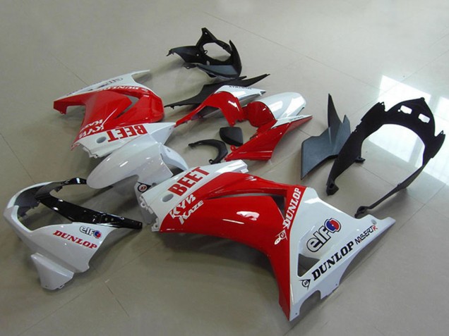Discount 2008-2012 White Red BEET Kawasaki ZX250R Motorcycle Fairings Canada