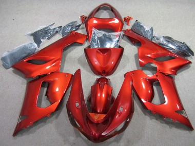 Discount 2005-2006 Red Kawasaki ZX6R Motorcycle Fairing Canada