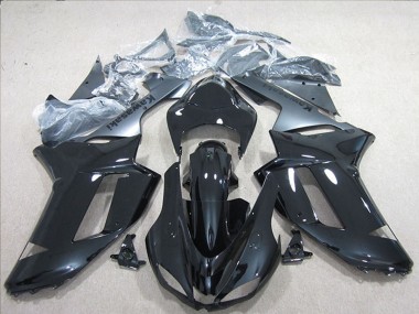Discount 2007-2008 Black Silver Kawasaki ZX6R Motorcycle Fairings Canada