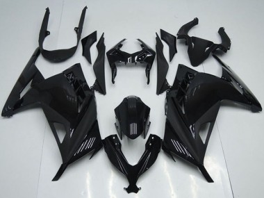 Discount 2013-2018 Glossy Black Kawasaki ZX300R Motorcycle Fairings Canada