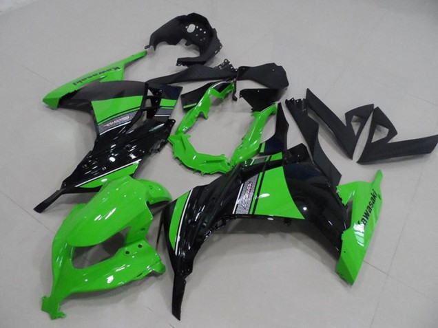 Discount 2013-2018 Green Glossy Black Kawasaki ZX300R Motorcycle Fairings Canada