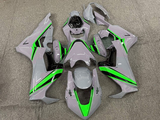 Discount 2017-2023 Nardo Grey with Green Stripe Honda CBR1000RR Motorcycle Fairings Canada