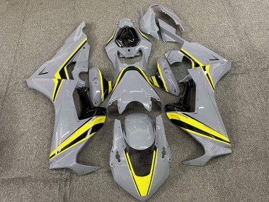 Discount 2017-2023 Nardo Grey with Yellow Stripe Honda CBR1000RR Motorcycle Fairings Canada
