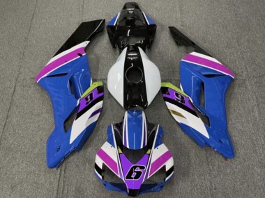 Discount 2004-2005 White Blue Purple Yellow Glossy Black 6 Honda CBR1000RR Motorcycle Fairings Canada