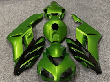 Discount 2004-2005 Green Glossy Black Stripe Honda CBR1000RR Motorcycle Fairings Canada