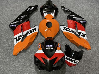 Discount 2004-2005 Orange White Red Glossy Black Repsol Honda CBR1000RR Abs Fairings Canada