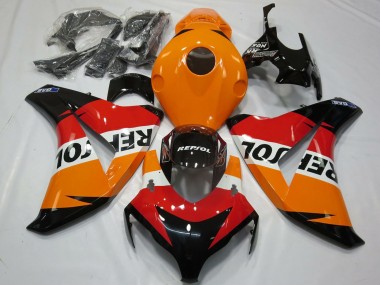 Discount 2008-2011 Orange White Red Glossy Black Repsol Honda CBR1000RR Motorcycle Fairings Kit Canada