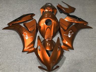 Discount 2012-2016 Deep Orange Glossy Black Honda CBR1000RR Motorcycle Fairings Canada