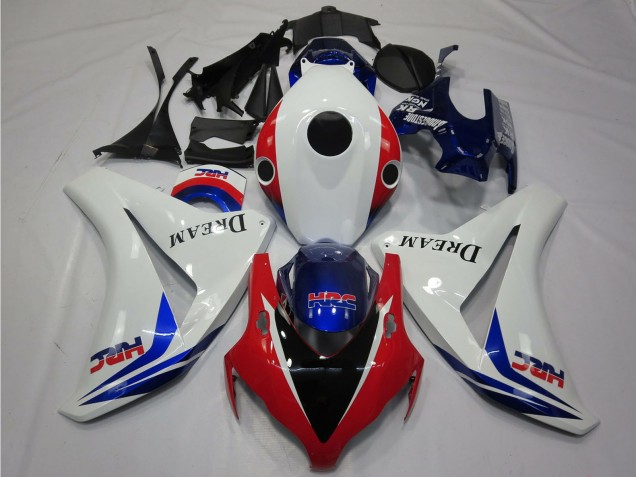 Discount 2008-2011 White Red Blue HRC Dream Glossy Black Honda CBR1000RR Motorcycle Fairings Canada