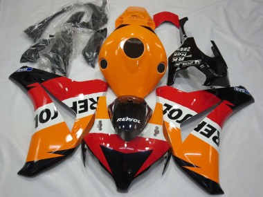 Discount 2008-2011 Orange White Red Glossy Black Repsol Honda CBR1000RR Motorcycle Fairing Kits Canada