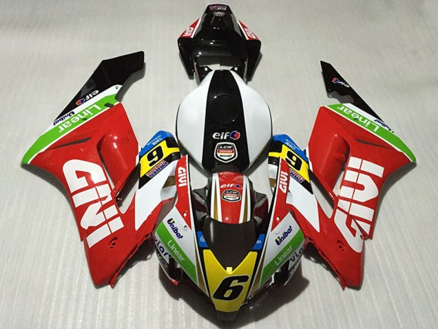 Discount 2004-2005 White Red Green Yellow Glossy Black Givi 6 Honda CBR1000RR Motorcycle Fairings Canada