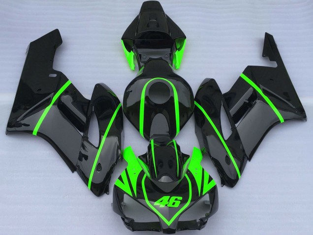 Discount 2004-2005 Glossy Black High Viz Green Honda CBR1000RR Motorcycle Fairings Canada