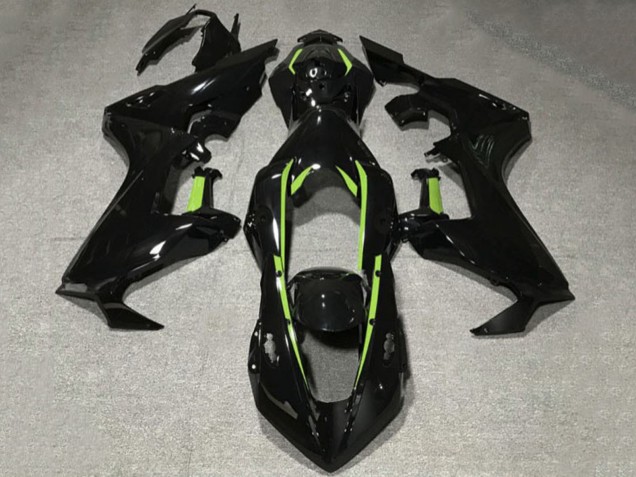 Discount 2017-2023 Glossy Black Lime Green Lining Honda CBR1000RR Motorcycle Fairings Canada
