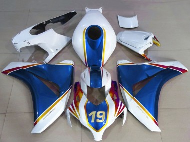 Discount 2008-2011 White Blue Yellow Red 19 Honda CBR1000RR Motorcycle Fairings Canada