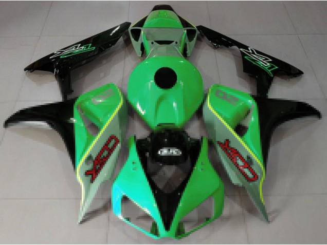 Discount 2006-2007 Green Blue Glossy Black CBR Style Honda CBR1000RR Motorcycle Fairings Canada