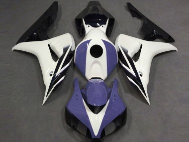 Discount 2006-2007 White Blue Glossy Black Honda CBR1000RR Motorcycle Fairings Canada