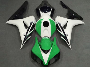 Discount 2006-2007 White Green Glossy Black Honda CBR1000RR Motorcycle Fairings Canada