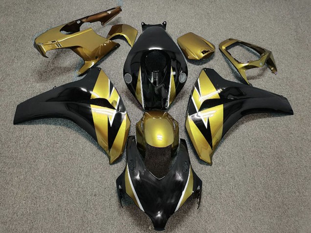 Discount 2008-2011 Gold Glossy Black Honda CBR1000RR Motorcycle Fairing Canada