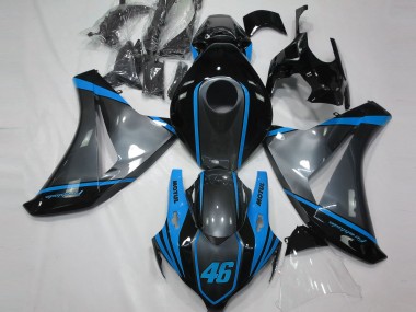 Discount 2008-2011 Grey Blue Matte Black Motul 46 Honda CBR1000RR Motorcycle Fairings Canada