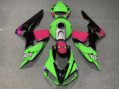 Discount 2006-2007 Green Silver Pink Glossy Black Shark Honda CBR1000RR Motorcycle Fairings Canada