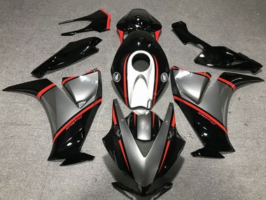 Discount 2012-2016 Gunmetal Grey Glossy Black Red Honda CBR1000RR Motorcycle Fairings Canada