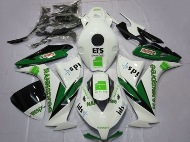 Discount 2012-2016 White Green Glossy Black Hannspree Castrol Honda CBR1000RR Motorcycle Fairings Canada