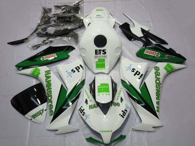 Discount 2012-2016 White Green Glossy Black Hannspree Castrol Honda CBR1000RR Motorcycle Fairings Canada