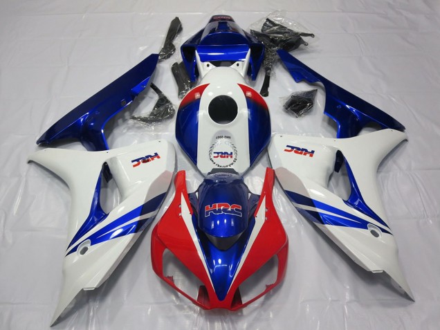 Discount 2006-2007 White Red Blue HRC OEM Style Honda CBR1000RR Motorcycle Fairing Canada