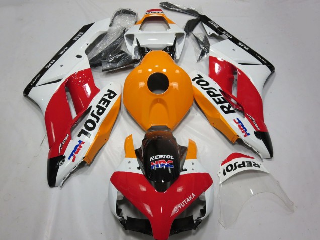 Discount 2004-2005 White Orange Red Glossy Black Repsol HRC Honda CBR1000RR Motorcycle Fairing Canada