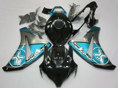 Discount 2008-2011 Light Blue Grey Glossy Black Honda CBR1000RR Motorcycle Fairings Canada