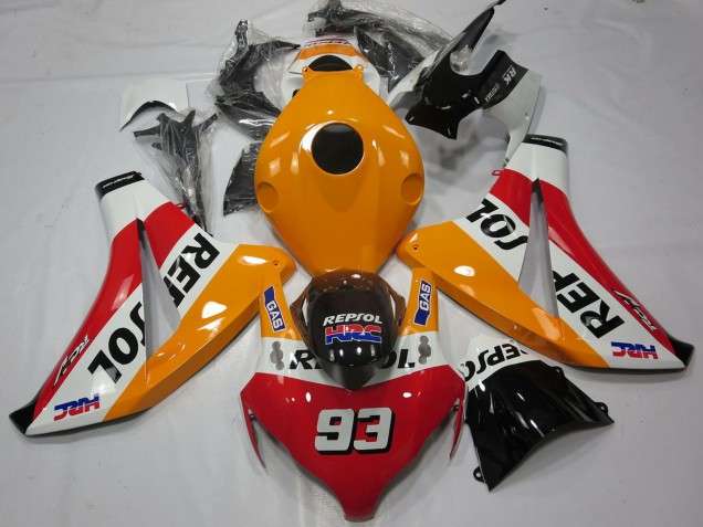 Discount 2008-2011 Orange White Red Glossy Black Repsol 93 Honda CBR1000RR Motorcycle Fairings Canada