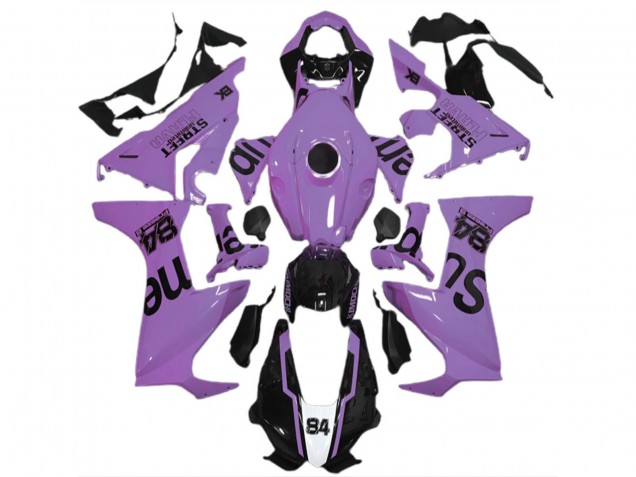 Discount 2017-2023 Milky Purple Glossy Black Street Flava Honda CBR1000RR Motorcycle Fairings Canada