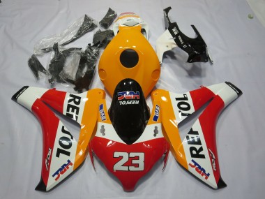Discount 2008-2011 Orange White Red Glossy Black Repsol 23 Honda CBR1000RR Motorcycle Fairings Canada