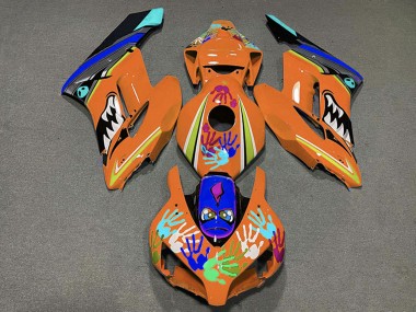 Discount 2004-2005 Orange Blue Black Shark Honda CBR1000RR Motorcycle Fairings Canada