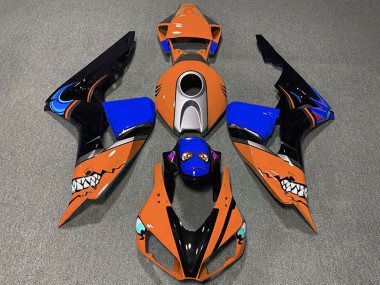Discount 2006-2007 Orange Silver Blue Glossy Black Shark Honda CBR1000RR Motorcycle Fairings Canada