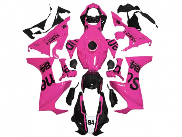 Discount 2017-2023 Pink Glossy Black Street Flava Honda CBR1000RR Motorcycle Fairings Canada