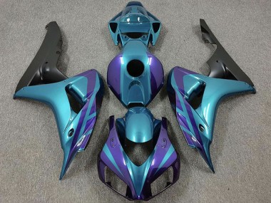Discount 2006-2007 Purple Emerald Matte Black Honda CBR1000RR Motorcycle Fairings Canada