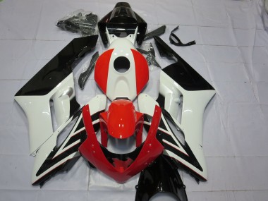 Discount 2004-2005 White Red Glossy Black Stripe Honda CBR1000RR Motorcycle Fairings Canada
