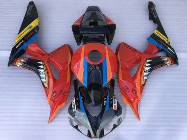Discount 2006-2007 Red Blue Yellow Glossy Black Shark Honda CBR1000RR Motorcycle Fairings Canada