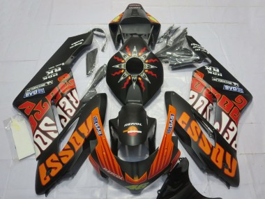 Discount 2004-2005 Matte Black Orange Rossi Honda CBR1000RR Motorcycle Fairings Canada