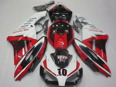 Discount 2004-2005 White Red Glossy Black Sexy VIBE TECH Honda CBR1000RR Motorcycle Fairings Canada