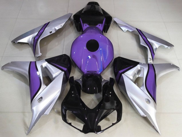 Discount 2006-2007 Silver Purple Glossy Black Honda CBR1000RR Motorcycle Fairings Canada