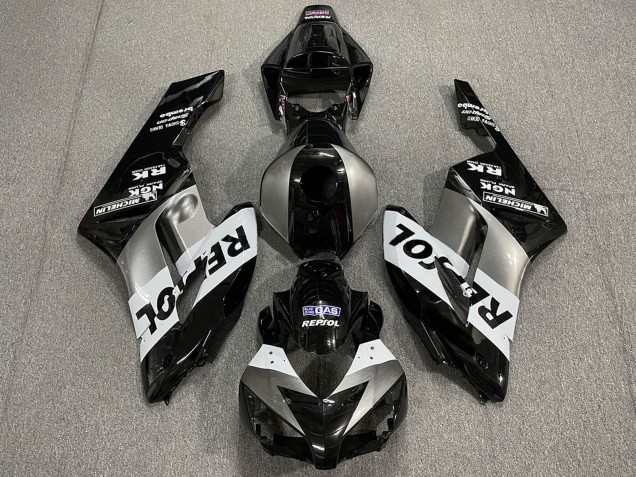 Discount 2004-2005 Silver White Glossy Black Repsol Honda CBR1000RR Motorcycle Fairings Canada