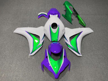 Discount 2008-2011 White Green Purple The Joker Honda CBR1000RR Motorcycle Fairings Canada