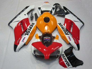 Discount 2004-2005 White Orange Red Glossy Black Repsol HRC Honda CBR1000RR Motorcycle Fairings Canada