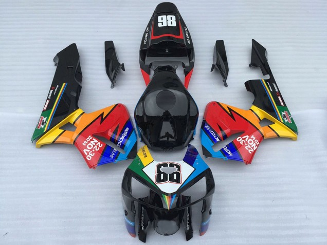 Discount 2005-2006 Black and Red 86 Honda CBR600RR Motorcycle Fairings Canada